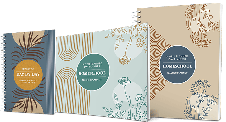 Mid-Century homeschool planner collection