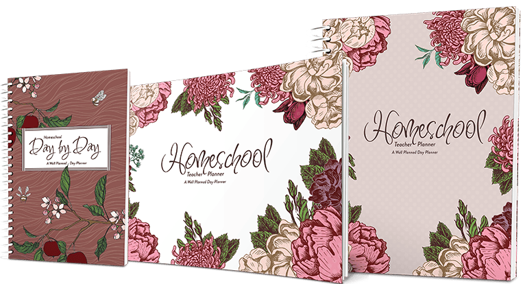 Apple Blossom homeschool planner collection